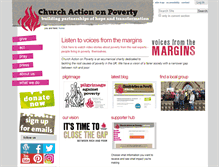 Tablet Screenshot of church-poverty.org.uk
